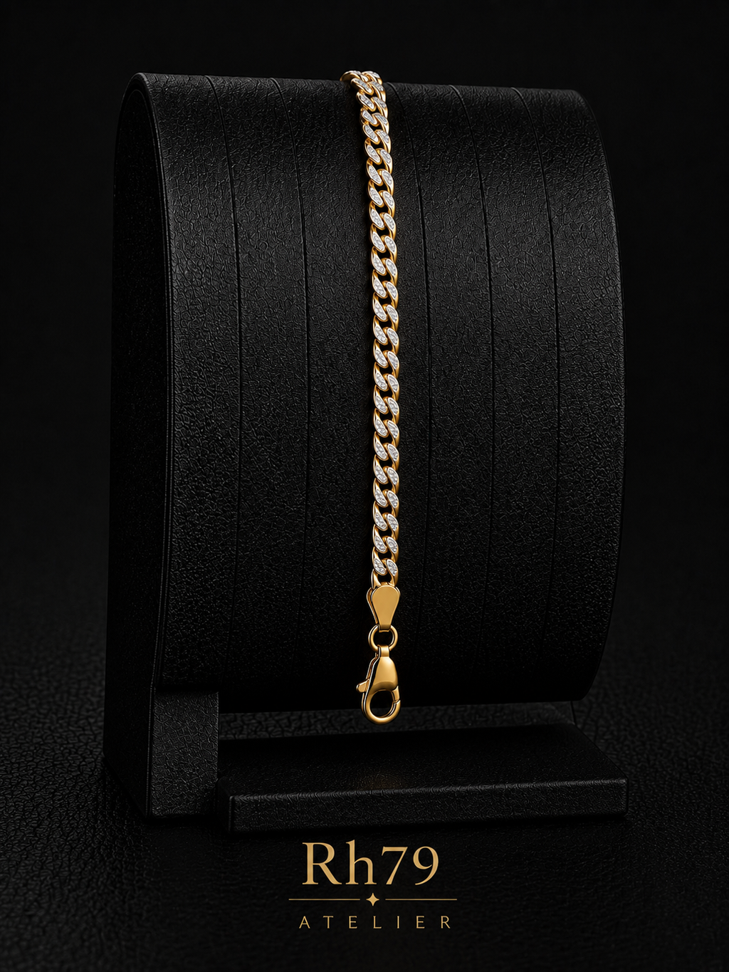Classic Curb - Two Tone Gold